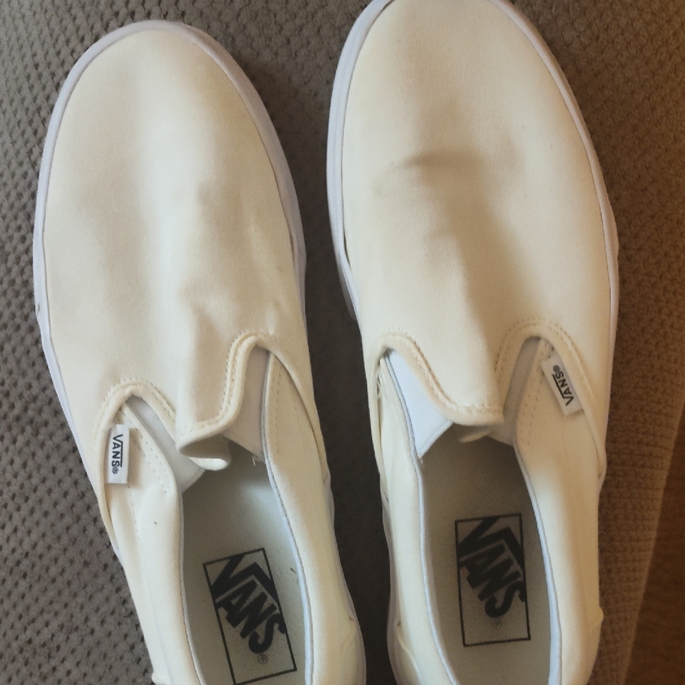 Vans Off-White Slip-On Shoes